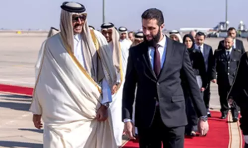 Qatar के अमीर ने सीरिया की एकता, संप्रभुता के लिए समर्थन की पुष्टि की