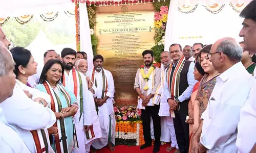 Telangana: सीएम रेवंत ने उस्मानिया अस्पताल के नए भवन का शिलान्यास किया Telangana: सीएम रेवंत ने उस्मानिया अस्पताल के नए भवन का शिलान्यास किया