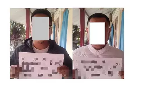 Manipur पुलिस ने इम्फाल में जबरन वसूली के आरोप