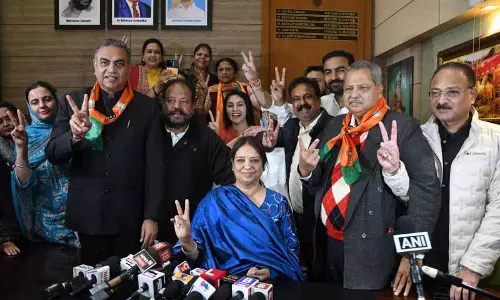 BJP ने जीत हासिल कर आप-कांग्रेस से मेयर की सीट छीनी