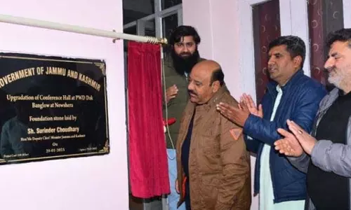 Jammu: उपमुख्यमंत्री ने नौशेरा में विकास कार्यों की आधारशिला रखी