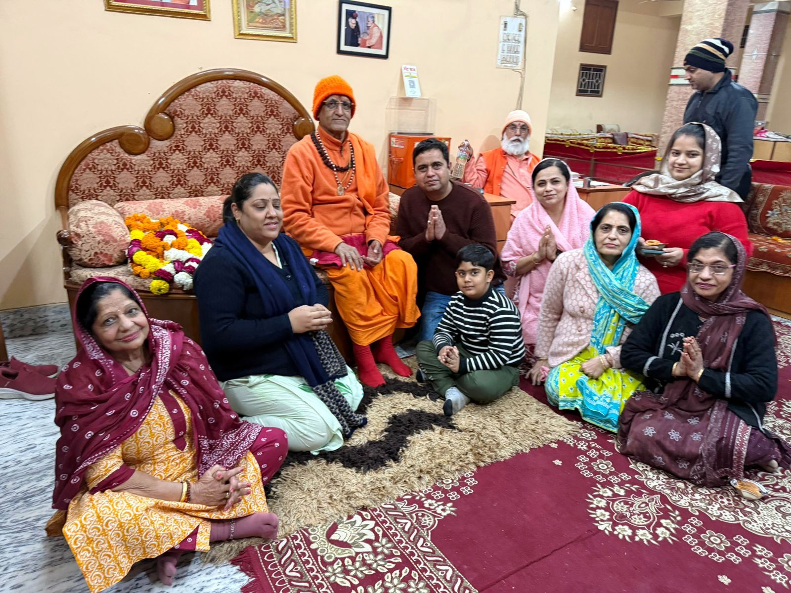 महाकुंभ में मौनी अमावस्या स्नान के बाद महामंडलेश्वर स्वामी हंसराम उदासीन लौटे Bhilwara