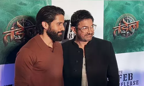 Aamir Khan नागा चैतन्य की फिल्म थांडेल के ट्रेलर लॉन्च में शामिल हुए