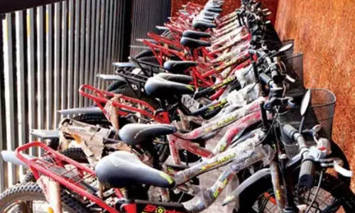 Kozhikode के 20 रुपये प्रति घंटे के साइकिल किराये कार्यक्रम का उपयोग
