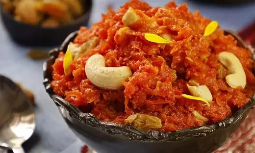 Gajar Ka Halwa Recipe: बिना कद्दूकस  बनाएं गाजर का हलवा