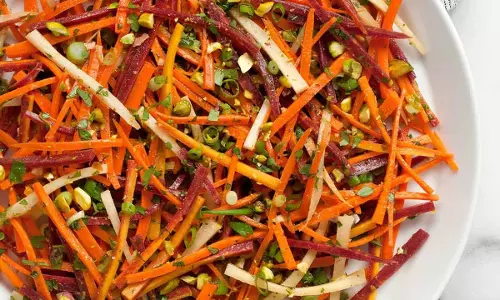 गाजर ताहिनी सलाद रेसिपी गाजर ताहिनी सलाद रेसिपी