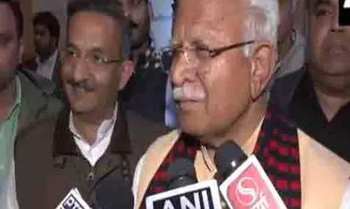 केंद्रीय मंत्री मनोहर लाल ने AAP पर निशाना साधा