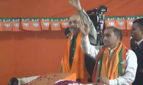 रोहताश नगर में गृहमंत्री अमित शाह का रोड-शो, देखे लाइव VIDEO