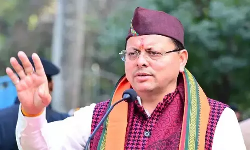 CM धामी ने रैली के दौरान भ्रष्टाचार, महिला सुरक्षा को लेकर केजरीवाल पर निशाना साधा