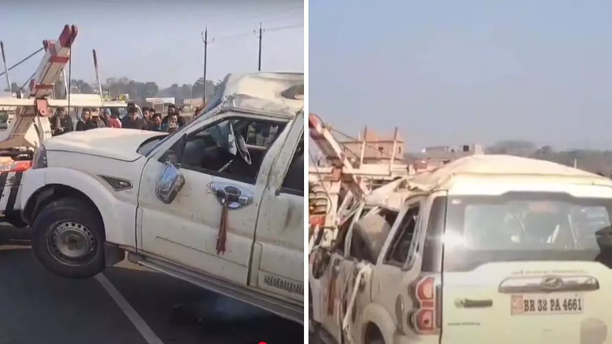 बिहार हादसा: महाकुंभ से लौटते समय दुर्घटना में 5 नेपाली नागरिकों की मौत बिहार हादसा: महाकुंभ से लौटते समय दुर्घटना में 5 नेपाली नागरिकों की मौत