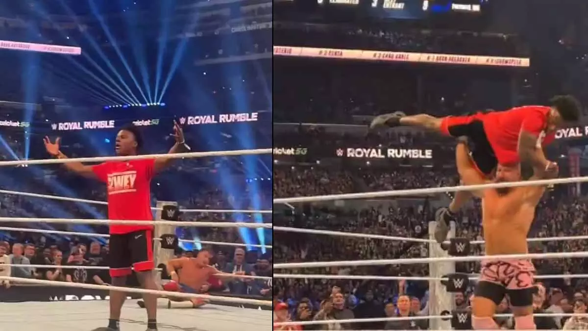यूट्यूबर IShowSpeed ने WWE रॉयल रंबल के दौरान दिया सरप्राइज, वीडियो यूट्यूबर IShowSpeed ने WWE रॉयल रंबल के दौरान दिया सरप्राइज, वीडियो