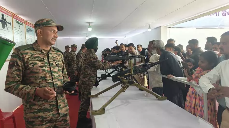 Assam साहित्य सभा में सैन्य शक्ति का प्रदर्शन किया Assam साहित्य सभा में सैन्य शक्ति का प्रदर्शन किया