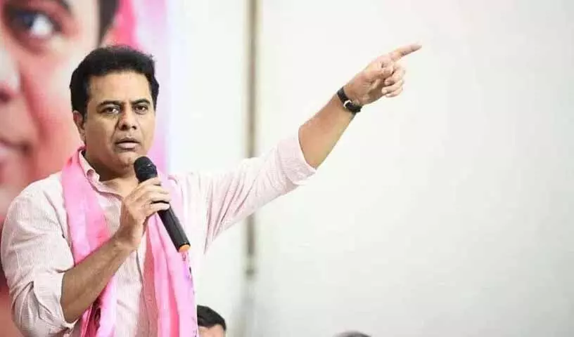 KT Rama Rao ने तेलंगाना के संकट और किसान आत्महत्या के लिए कांग्रेस को जिम्मेदार ठहराया