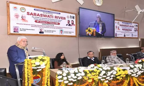 Haryana: सरस्वती नदी के पुनरोद्धार पर ध्यान केन्द्रित Haryana: सरस्वती नदी के पुनरोद्धार पर ध्यान केन्द्रित