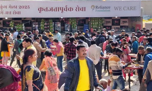 रिलायंस कर रहा महाकुंभ में लाखों तीर्थयात्रियों की सेवा