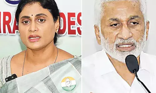 Andhra: विजयसाई रेड्डी ने कांग्रेस आंध्र प्रदेश अध्यक्ष शर्मिला से मुलाकात की
