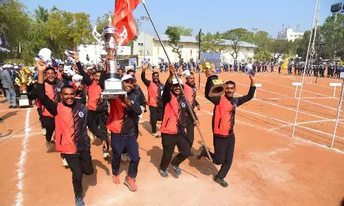 Karimnagar में पुलिस खेल का शानदार समापन Karimnagar में पुलिस खेल का शानदार समापन