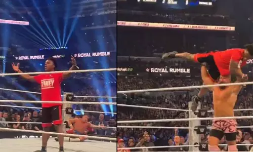 यूट्यूबर IShowSpeed ​​ने WWE रॉयल रंबल के दौरान दिया सरप्राइज, वीडियो