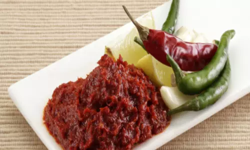 लाल मिर्च की चटनी रेसिपी लाल मिर्च की चटनी रेसिपी