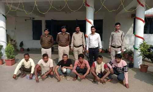पुलिस का फरार वारंटियों पर शिकंजा, 6 बदमाश भेजे गए जेल