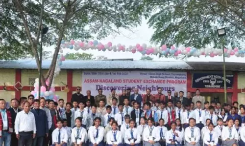 Assam और नागालैंड के छात्र सीमा पार आदान-प्रदान कार्यक्रम के लिए Assam और नागालैंड के छात्र सीमा पार आदान-प्रदान कार्यक्रम के लिए