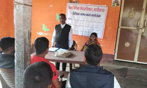 Pipariya में आयोजित किया विधिक जागरूकता शिविर