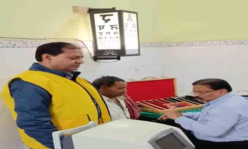 Lions Club के तत्वावधान में मुफ्त स्वास्थ्य जांच शिविर आयोजित