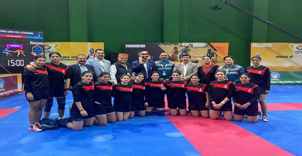 Himachal: Women, win, kabaddi, gold,महिलाएँ, कबड्डी,  , स्वर्ण, जीत,  महिलाओं ने कबड्डी में जीता स्वर्ण