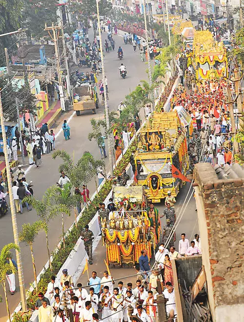 Andhra: अरासवल्ली में रथ सप्तमी उत्सव