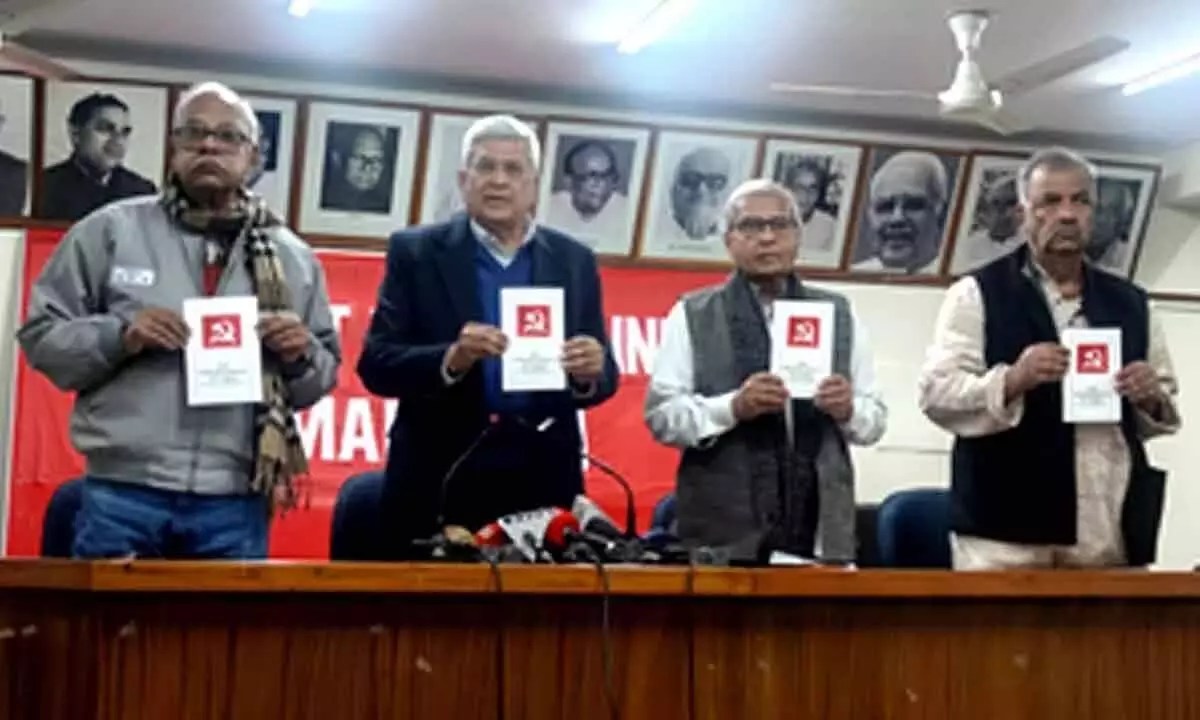 CPI-M के मसौदा राजनीतिक प्रस्ताव में स्वतंत्र लाइन पर अधिक जोर दिया गया