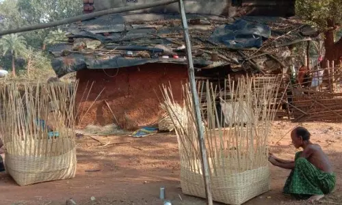 Odisha बांस कारीगरों को जीवनयापन के लिए संघर्ष करना पड़ रहा Odisha बांस कारीगरों को जीवनयापन के लिए संघर्ष करना पड़ रहा