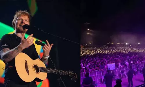 एड शीरन ने भारत दौरे पर Hyderabad में शानदार प्रस्तुति से समां बांधा