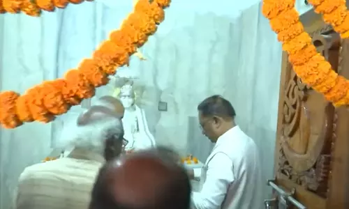 श्रीकोट आश्रम में CM विष्णुदेव साय, वीडियो