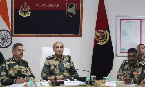 BSF एडीजी ने गुवाहाटी फ्रंटियर में भारत-बांग्लादेश सीमा पर सुरक्षा BSF एडीजी ने गुवाहाटी फ्रंटियर में भारत-बांग्लादेश सीमा पर सुरक्षा
