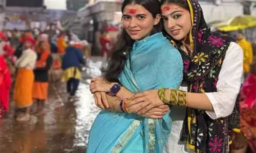 सारा अली खान ने Jharkhand के बाबा बैद्यनाथ मंदिर में पूजा-अर्चना की