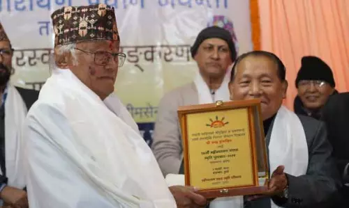 Sikkim : बद्री नारायण मेमोरियल पुरस्कार नंदा हांगखिम को प्रदान किया गया