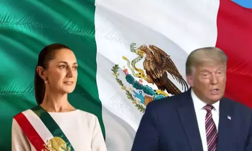 Trump ने मेक्सिको पर 25% टैरिफ़ एक महीने के लिए टाला