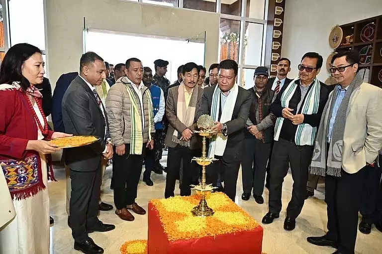 Arunachal के मुख्यमंत्री पेमा खांडू ने नई दिल्ली के द्वारका में अरुणाचल सदन का उद्घाटन