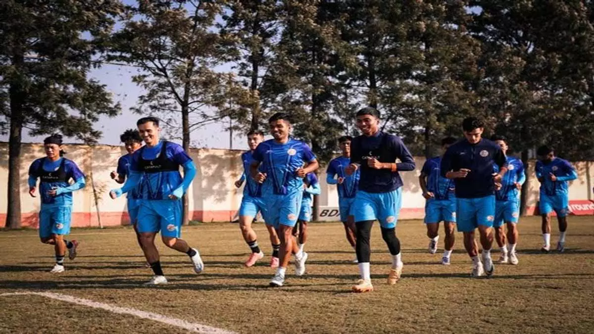 ISL: पंजाब एफसी शीर्ष पर चल रही मोहन बागान सुपर जायंट के खिलाफ जीत की राह पर ISL: पंजाब एफसी शीर्ष पर चल रही मोहन बागान सुपर जायंट के खिलाफ जीत की राह पर