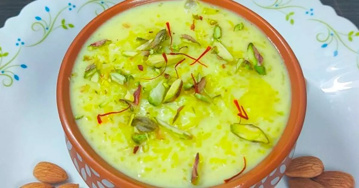 Kesar Phirni स्वादिष्ट और पौष्टिक डिश