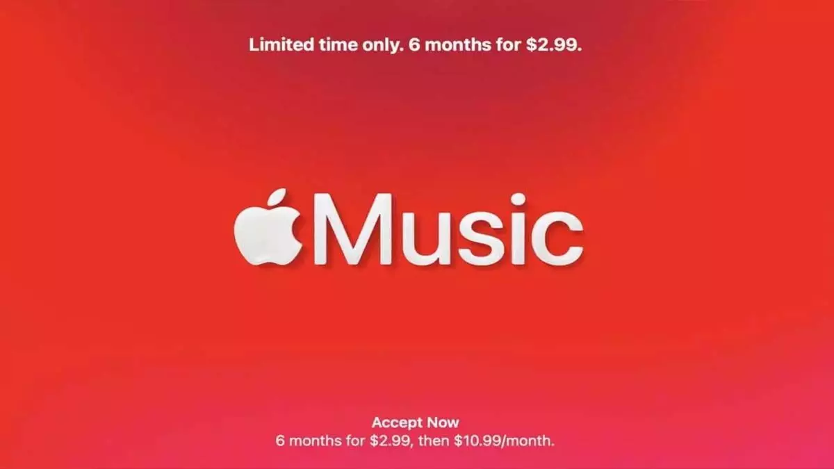 नए सब्सक्राइबर्स के लिए Apple Music अब छह महीने के लिए 2.99 डॉलर