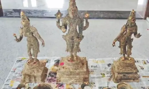 Tamil Nadu: पानी की टंकी बनाने के लिए जमीन खोदते समय 3 पंचलोहा मूर्तियाँ मिलीं