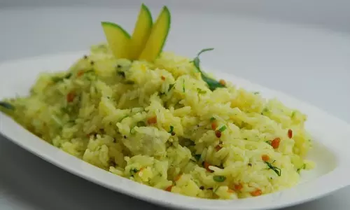 कैप्सिकम मैंगो राइस रेसिपी