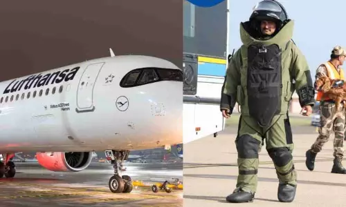 लुफ्थांसा विमान में बम की झूठी धमकी से Chennai Airport पर हड़कंप मच गया लुफ्थांसा विमान में बम की झूठी धमकी से Chennai Airport पर हड़कंप मच गया
