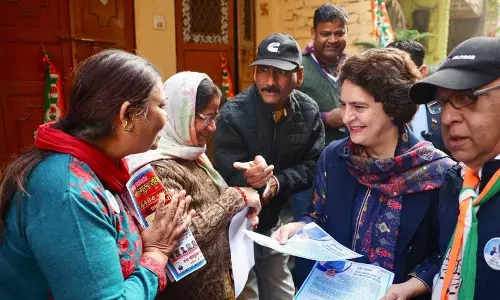 Haryana :  राहुल, प्रियंका ने रोड शो के साथ दिल्ली चुनाव प्रचार का समापन किया