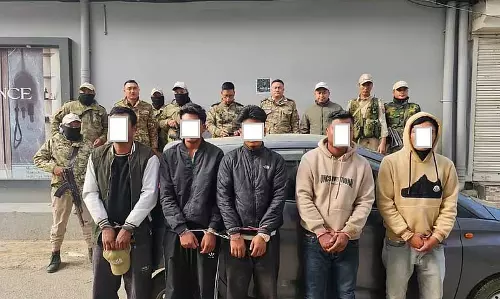 Manipur पुलिस ने इंफाल पूर्व में केसीपी के पांच सदस्यों को गिरफ्तार Manipur पुलिस ने इंफाल पूर्व में केसीपी के पांच सदस्यों को गिरफ्तार
