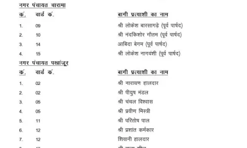 बागी प्रत्याशियों पर बीजेपी की कार्रवाई जारी, 14 नेता फिर निष्कासित