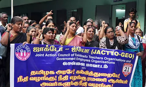 Tamil Nadu : 16 और 25 फरवरी को जैक्टो-जियो विरोध प्रदर्शन की घोषणा