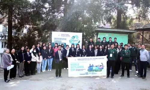 Kohima साइंस कॉलेज ने हरित पहल अभियान शुरू Kohima साइंस कॉलेज ने हरित पहल अभियान शुरू