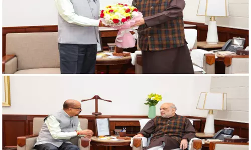 केंद्रीय गृहमंत्री अमित शाह से मिले राज्यपाल रमेन डेका